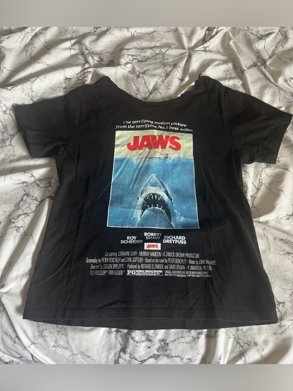 vintage Jaws movie poster tee